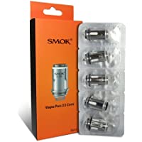 Los mejores  - Genuine Smok Vape Pen 22 Bobinas-paquete de 5-0.25 ohmios- Este producto no contiene nicotina ni tabaco